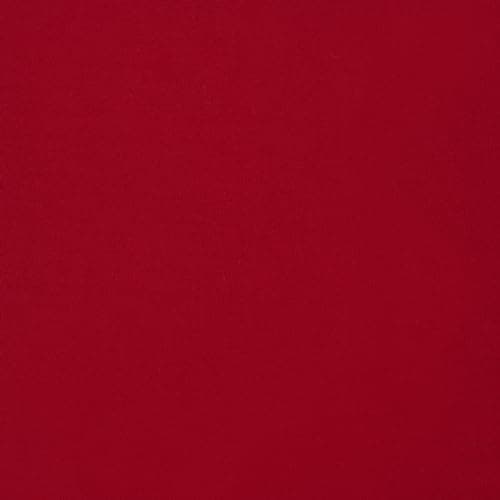 SureFit Duck Cotton Loveseat Box Cushion Slipcover — Claret
