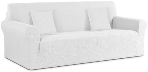 Stretch Chair Sofa Slipcover with Non-Slip Armchair Cover for Soft Protection (1 Seater, Ivory) OEKO-TEX STANDARD 100  
Stretch Armchair Cover with Non-Slip Back for Comfort and Easy Cleaning (1 Seater, Ivory) OEKO-TEX STANDARD 100  
Soft Jacquard Th
