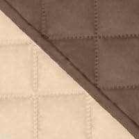 Utopia Reversible Loveseat Couch Cover, Water Resistant Brown/Beige Protector — Brown/Beige