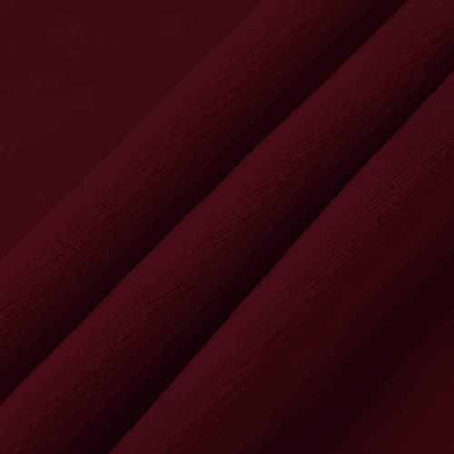 Velvet Couch Cover for 3 Cushion Sofas - Pet Protector with Non-Skid Foam — Burgundy