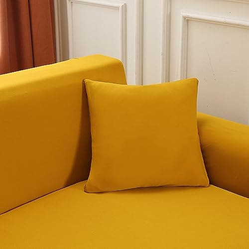 Stretch Anti-Slip L-Shaped Sectional Couch Covers, 2 Pcs for 3+3 Seaters
