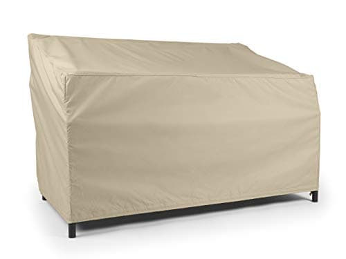 Premium Outdoor Patio Sofa Cover — Elite Khaki Polyester