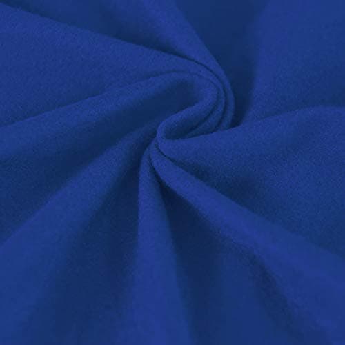 Dark Gray Microfiber Stretch Recliner Sofa Slipcover with Elastic Fit Protection — Classic Blue