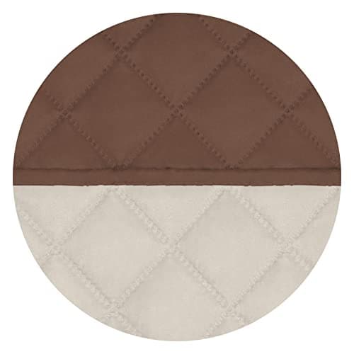 PureFit Water Resistant Reversible Sofa Cover for Reclining Couch (3 Seat, Gray/Light Gray) — Brown/Beige