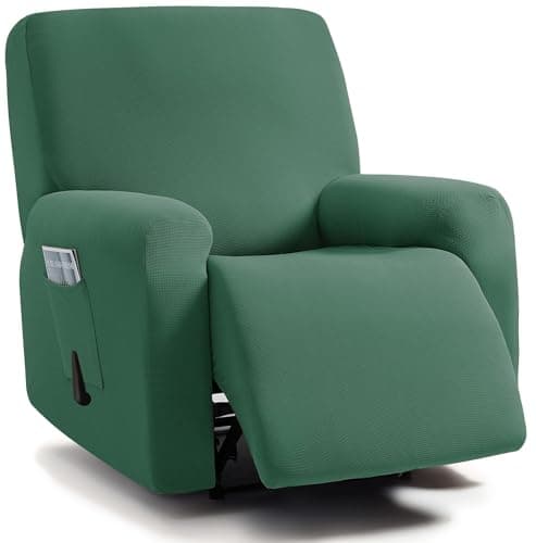 ULTICOR Chocolate 3 Seater Recliner Sofa Slipcovers — Retro Green