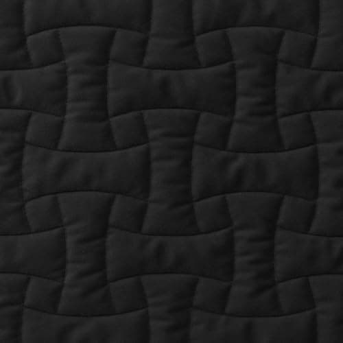 Waterproof Velvet Couch Recliner Cover, Non-Slip Sectional Protector, 23x38 Beige — Black