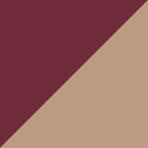 Light Gray Charcoal Quilted Microfiber Reversible Stain Shield Dog Resistant Slipcover — Burgundy/Tan