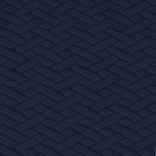 Dark Gray Stretch Jacquard Recliner Couch Cover, Washable Sofa Protector — Navy Blue