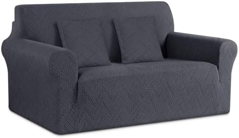 Stretch Chair Sofa Slipcover with Non-Slip Armchair Cover for Soft Protection (1 Seater, Ivory) OEKO-TEX STANDARD 100  
Stretch Armchair Cover with Non-Slip Back for Comfort and Easy Cleaning (1 Seater, Ivory) OEKO-TEX STANDARD 100  
Soft Jacquard Th