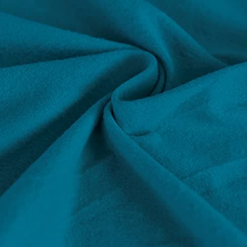 Dual Waterproof Loveseat Cover for Dogs and Kids, Dark Gray Stretch Couch Protector — Peacock Blue