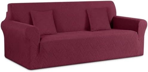 Stretch Chair Sofa Slipcover with Non-Slip Armchair Cover for Soft Protection (1 Seater, Ivory) OEKO-TEX STANDARD 100  
Stretch Armchair Cover with Non-Slip Back for Comfort and Easy Cleaning (1 Seater, Ivory) OEKO-TEX STANDARD 100  
Soft Jacquard Th