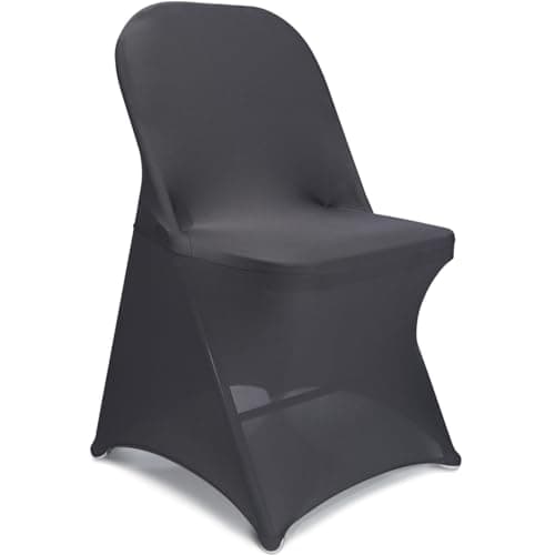 Elastic Chair Covers for Event Decor (Navy Blue) — Grey