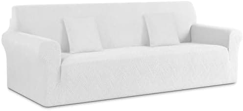 Stretch Chair Sofa Slipcover with Non-Slip Armchair Cover for Soft Protection (1 Seater, Ivory) OEKO-TEX STANDARD 100  
Stretch Armchair Cover with Non-Slip Back for Comfort and Easy Cleaning (1 Seater, Ivory) OEKO-TEX STANDARD 100  
Soft Jacquard Th