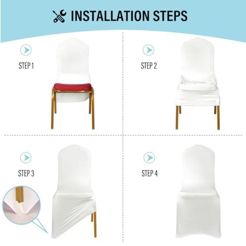 Premium Spandex Chair Covers for Party, Wedding, Event, Banquet