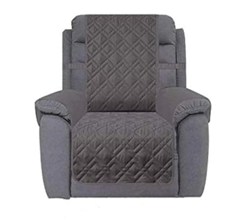 Ameritex Waterproof Nonslip Recliner Cover, Beige (23") — Dark Grey