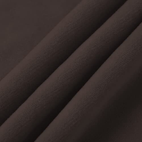 Velvet Couch Cover for 3 Cushion Sofas - Pet Protector with Non-Skid Foam — Chocolate