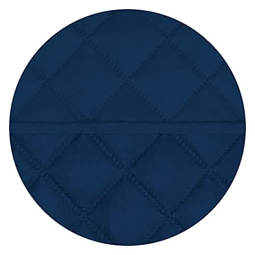 PureFit Reversible Quilted Recliner Cover, Water Resistant Brown/Beige — Navy/Navy