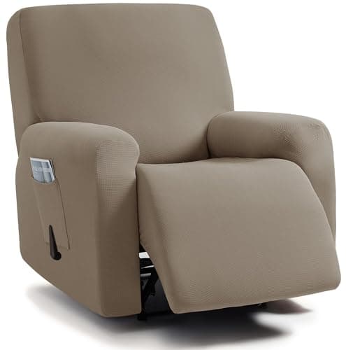 ULTICOR Chocolate 3 Seater Recliner Sofa Slipcovers — Taupe