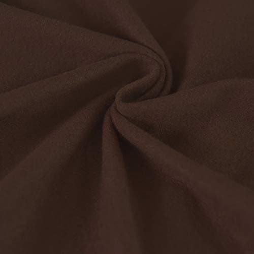 Dark Gray Microfiber Stretch Recliner Sofa Slipcover with Elastic Fit Protection — Coffee
