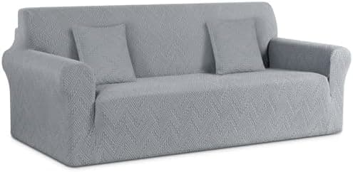 Stretch Chair Sofa Slipcover with Non-Slip Armchair Cover for Soft Protection (1 Seater, Ivory) OEKO-TEX STANDARD 100  
Stretch Armchair Cover with Non-Slip Back for Comfort and Easy Cleaning (1 Seater, Ivory) OEKO-TEX STANDARD 100  
Soft Jacquard Th