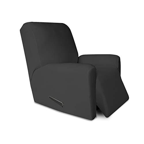 PureFit Super Stretch Recliner Slipcover – Dark Gray Non-Slip Sofa Protector