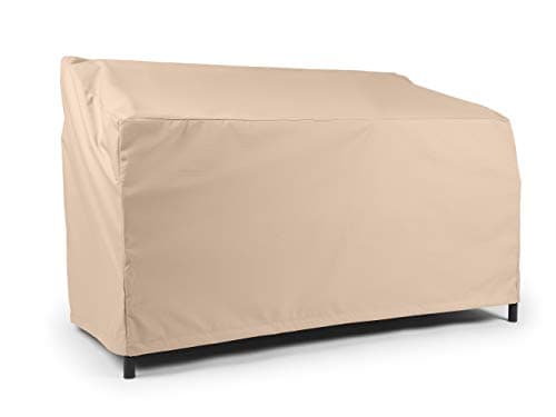 Premium Outdoor Patio Sofa Cover — Ultima Ripstop Tan Fade Resistant Polyester