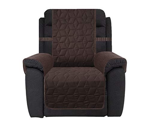 Ameritex Waterproof Nonslip Recliner Cover for Pets and Kids (Chocolate, 23")