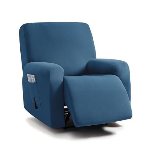 ULTICOR Chocolate 3 Seater Recliner Sofa Slipcovers — Blue