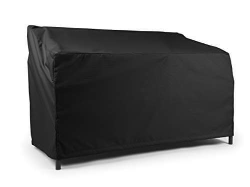 Premium Outdoor Patio Sofa Cover — Ultima Ripstop Black Fade Resistant Polyester