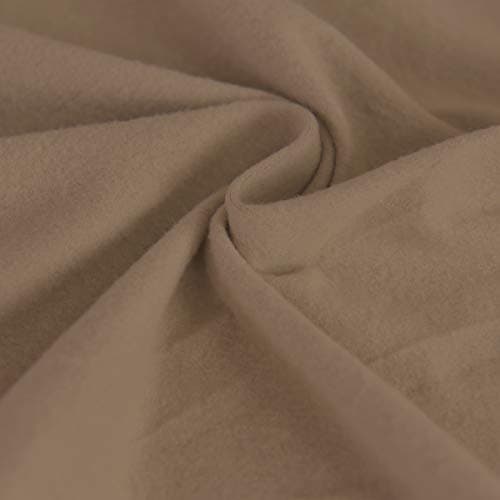 Dual Waterproof Loveseat Cover for Dogs and Kids, Dark Gray Stretch Couch Protector — Camel