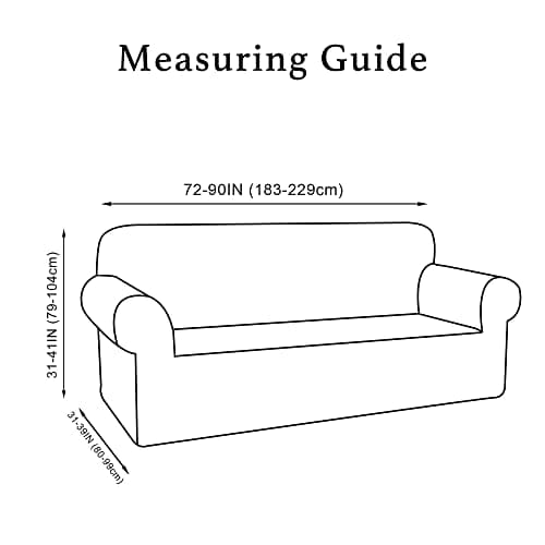Turquoise Velvet Couch Covers for 3 Cushion Sofas (Gray)