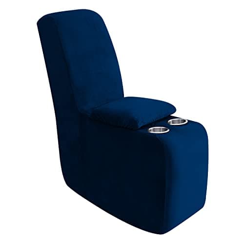 ULTICOR Ivory L Shape 5 Seat Recliner Sofa Cover — Navy