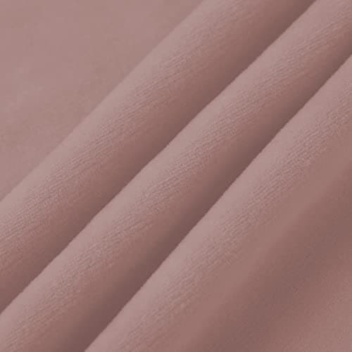 Velvet Couch Cover for 3 Cushion Sofas - Pet Protector with Non-Skid Foam — Pink