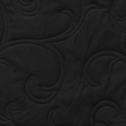 100% Waterproof Recliner Chair Cover, Non-Slip Fabric for Living Room — Black