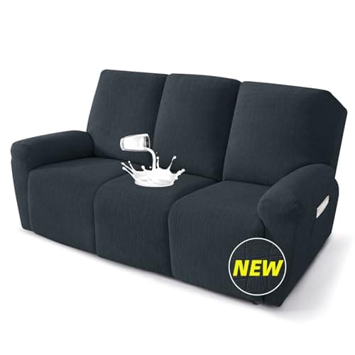 MAXIJIN Waterproof Recliner Couch Cover, Dark Gray