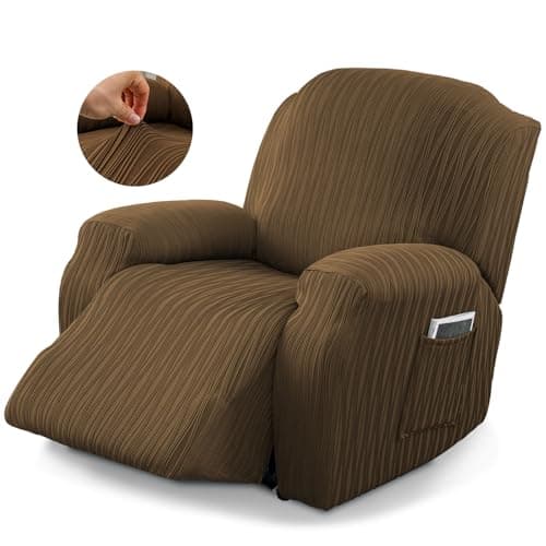 Soft Couch Cover for Recliner, Leakproof Dog and Pet Protector (Dark Grey) — Khaki