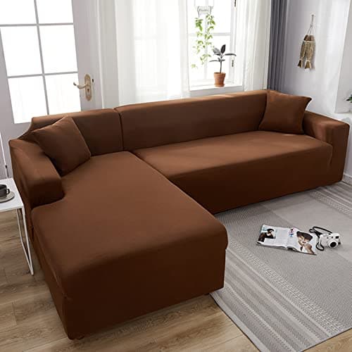 IMYOGI High Stretch Sofa Covers for 3 Seater Sectional Couch - Living Room Protector