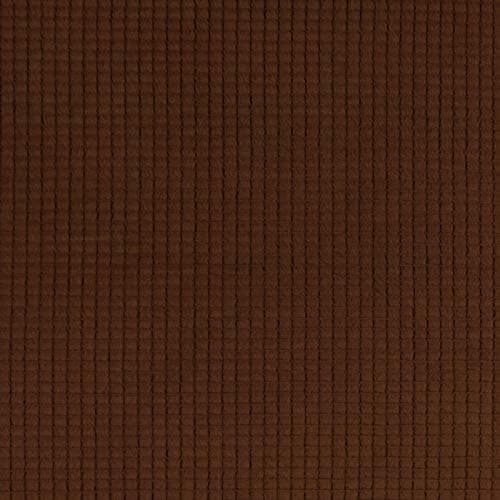 Dual Waterproof 100% Stretch Recliner Sofa Cover, 8-Piece Jacquard Slipcover (Dark Gray, 3 Seat Sofa) — Coffee