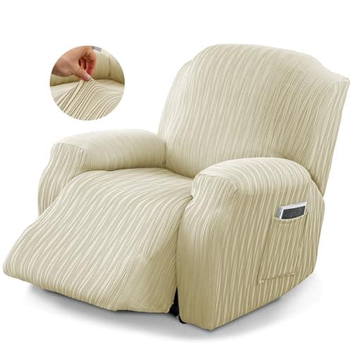 Soft Couch Cover for Recliner, Leakproof Dog and Pet Protector (Dark Grey) — Beige
