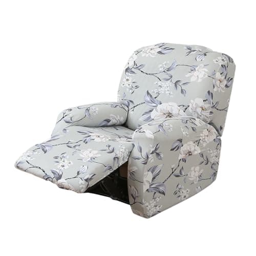 FUANGUI 4-Piece Lazyboy Recliner Cover with Storage Pockets — 10