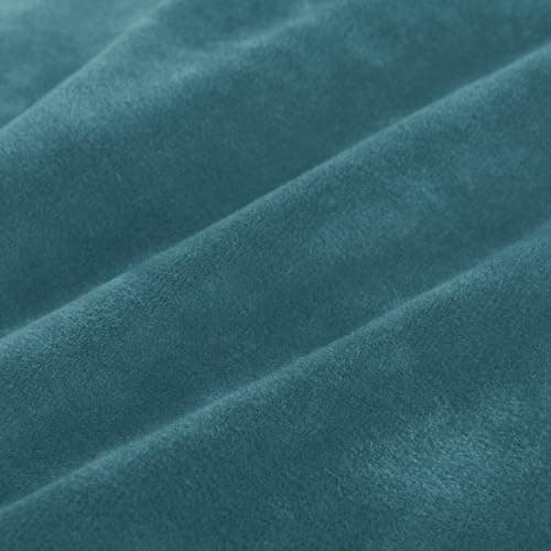 MAXIJIN Velvet Recliner Cover for Kids & Pets (Dark Coffee) — Peacock Blue