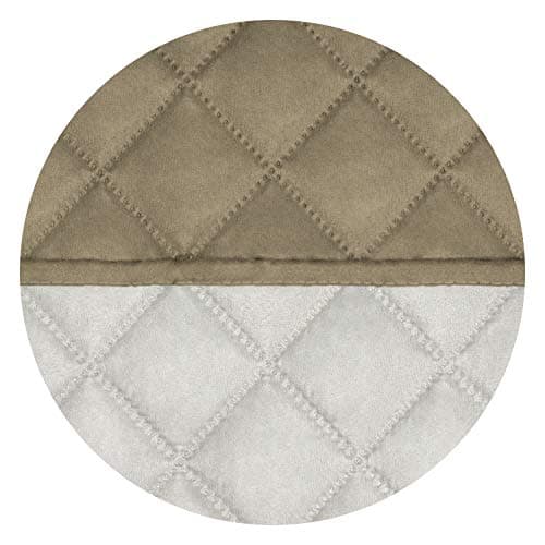 PureFit Reversible Water Resistant Couch Cover, Chocolate/Beige (3 Cushion) — Beige/Ivory
