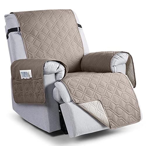 VANSOFY 100% Waterproof Pet Chair Cover, Dark Gray, 23.6" — Khaki
