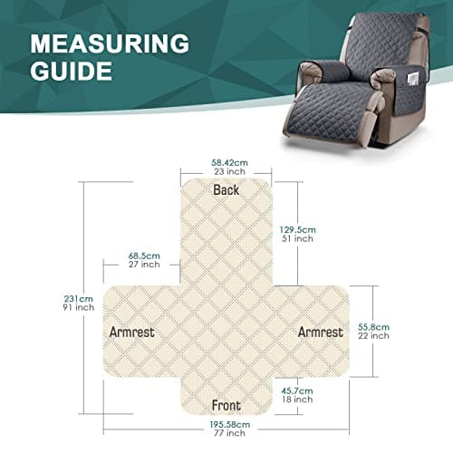 Ruaozz Waterproof Recliner Covers