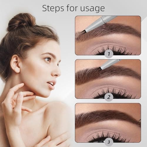 Dual Pronged Lower Eyelash Liquid Eyeliner for Natural Eye Makeup
