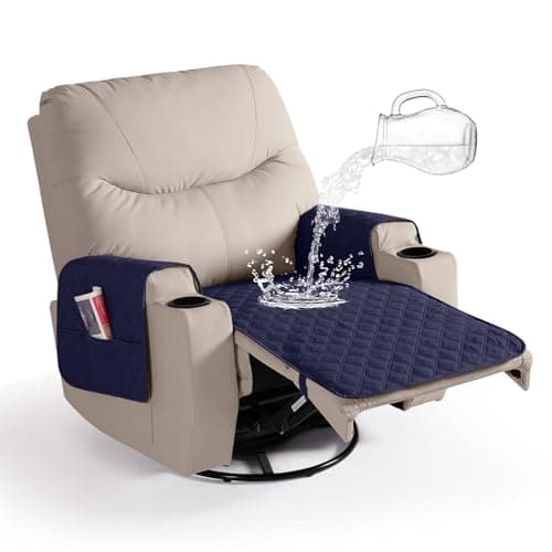 Ruaozz Waterproof Recliner Cover for Reclining Chair with Arms (Charcoal Grey, Medium-25'')
| Ruaozz Non Slip Chair Covers for Reclining Chair with Pocket (Charcoal Grey, Medium-25'')
| Ruaozz Washable Seat Cover for Reclining Chair with Arms (Charc 