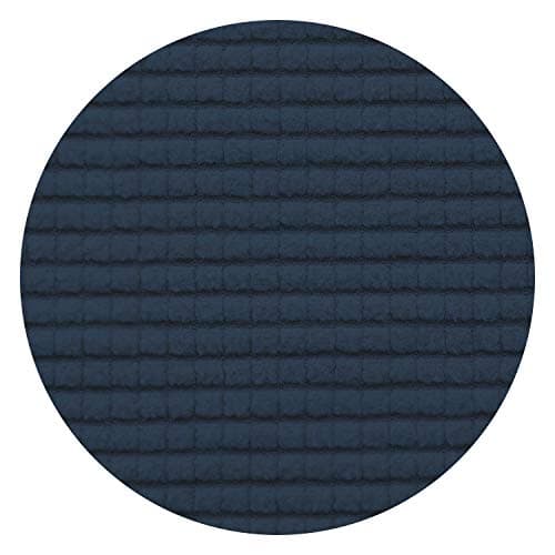 PureFit Stretch Sofa Slipcover, Cream – Non-Slip, Washable, Non-Skid Foam — Dark Blue