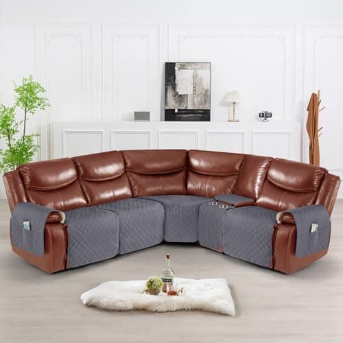 Ruaozz 100% Waterproof Recliner Console Covers for Sectional Recliner Sofa - Dark Grey OEKO-TEX STANDARD 100
Ruaozz 100% Water Resistant Non-Slip Reclining Couch Covers - Dark Grey OEKO-TEX STANDARD 100
Ruaozz Washable 100% Waterproof Recliner Consol