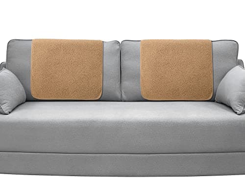 Frienda Recliner Headrest Covers for Furniture — Camel