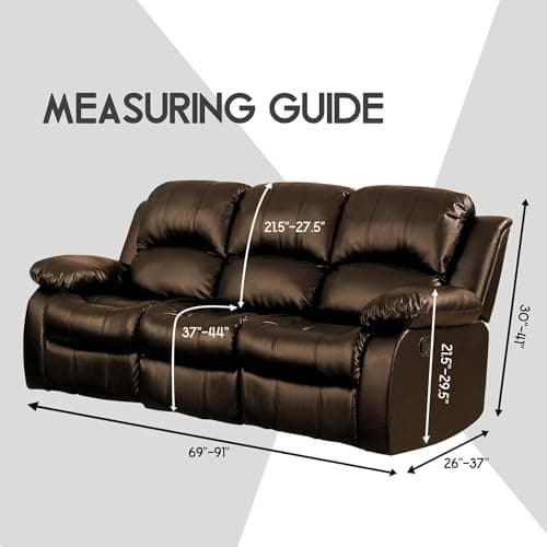 ULTICOR Chocolate 3 Seater Recliner Sofa Slipcovers